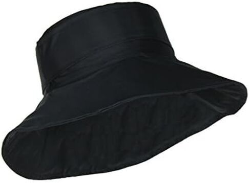 FLH Cute Bucket Rain Hat w/Buckle Accent, 3.5 inch Wide Brim, Roll-Up Packable in Saudi Arabia