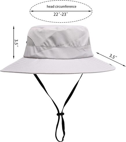 Womens Summer Sun Hat Beach Hat Wide Brim Outdoor UV Protection Hat Foldable Cool Mesh Ponytail Bucket Hat in Kuwait