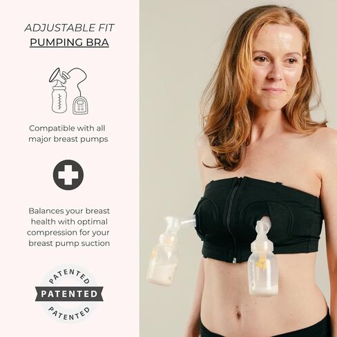 Simple Wishes Signature Hands Free Pumping Bra, Patented, Pink, X-Small/Large in Kuwait