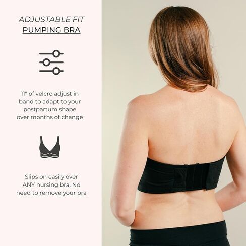 Simple Wishes Signature Hands Free Pumping Bra, Patented, Pink, X-Small/Large in Kuwait