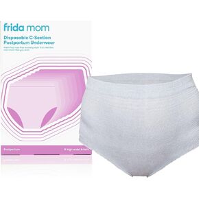 فريدا موم ملابس داخلية عالية الخصر للاستعمال مرة واحدة بعد الولادة من فريدا موم | فائقة النعومة، قابلة للتمدد، جيدة التهوية، ماصة، خالية من اللاتكس - مقاس صغير، 8 قطع (عبوة من قطعة واحدة) in Kuwait