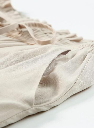 Dokotoo Pants for Women Casual Elastic Waist Wide Leg Pants with Pockets in Kuwait