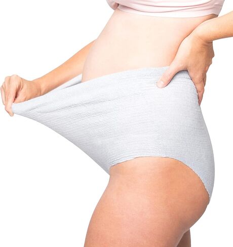 فريدا موم ملابس داخلية عالية الخصر للاستعمال مرة واحدة بعد الولادة من فريدا موم | فائقة النعومة، قابلة للتمدد، جيدة التهوية، ماصة، خالية من اللاتكس - مقاس صغير، 8 قطع (عبوة من قطعة واحدة) in Kuwait