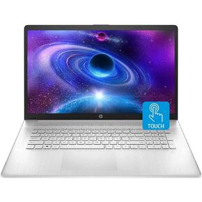 Newest HP 17t Laptop, 17.3" HD+ Touchscreen, Intel Core i5-1135G7 Processor 2.4GHz to 4.2GHz, 16GB RAM, 512GB PCIe SSD, Webcam, Wi-Fi 6, Backlit Keyboard, Windows 11 Home, Silver in Saudi Arabia