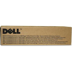 Dell NPDXG 2150 2155 Toner Cartridge (Yellow) in Retail Packaging in Kuwait