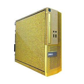 صندوق الكنز الذهبي للكمبيوتر المكتبي من ديل - Intel Quad Core i5 حتى 3.60GHz, 512GB SSD, ذاكرة 16GB وواي فاي وبلوتوث، لوحة مفاتيح وماوس، DVD، ويندوز 10 Pro 64-bit (تجديد) in Kuwait