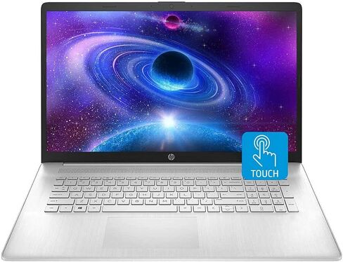 Newest HP 17t Laptop, 17.3" HD+ Touchscreen, Intel Core i5-1135G7 Processor 2.4GHz to 4.2GHz, 16GB RAM, 512GB PCIe SSD, Webcam, Wi-Fi 6, Backlit Keyboard, Windows 11 Home, Silver in Saudi Arabia