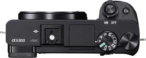 Sony Alpha a6300 Mirrorless Camera: Interchangeable Lens Digital Camera with APS-C, Auto Focus & 4K Video - ILCE 6300 Body with 3in LCD Screen (Black) (Renewed) in Saudi Arabia