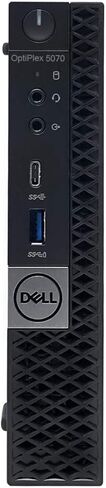 Dell Optiplex 5070 Micro MFF Desktop PC Intel i5-9500T, 16GB DDR4 New 256GB M.2 NVMe SSD, WiFi BT HDMI New KB & Mouse Windows 11 Pro (Renewed) in Saudi Arabia