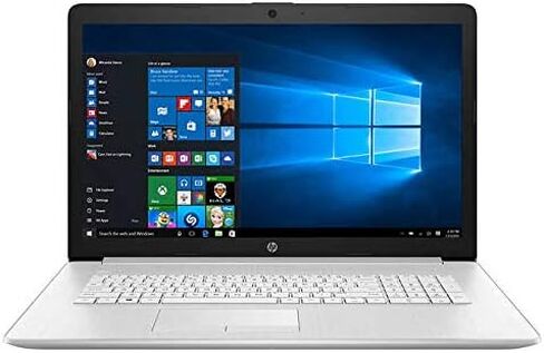 اتش بي 17.3 انش لاب توب بدون لمس انتل الجيل العاشر i5-10210U، 1 تيرابايت محرك هايبرد، 12 جيجا، كاتب دي في دي، لوحة مفاتيح بإضاءة خلفية، ويندوز 10 هوم فضي in Saudi Arabia