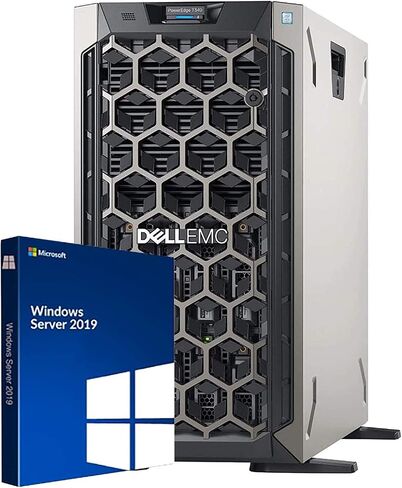 Dell PowerEdge T340 Tower Server, Windows 2019 STD OS, Intel Xeon E-2124 Quad-Core 3.3GHz 8MB, 32GB DDR4 RAM, 8TB Storage, RAID, Single PSU (Renewed) in Saudi Arabia