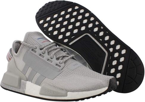 adidas Ndm_R1 V2 Mens Shoes Size 8.5, Color: Grey Two/Silver Metallic/Core Black in Saudi Arabia