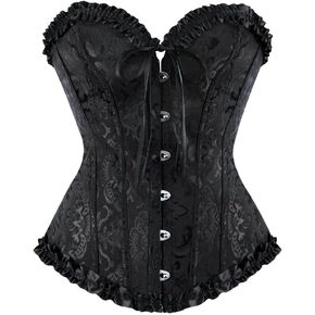 SZIVYSHI Corset Tops for Women, Bustier Shapewear Lingerie, Lace Waist Push Up Bodysuit in Saudi Arabia