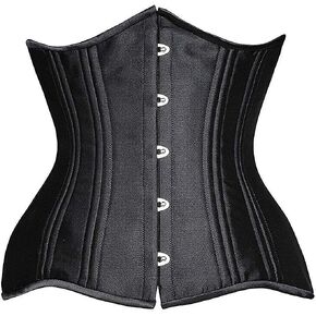 SHAPERX Women 24 Double Steel-Boned Longline Heavy Duty Waist Training Corsets Shaper