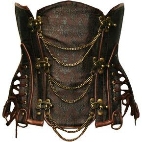 BSLINGERIE® Gothic Steampunk Heavy Duty Waist Cincher Underbust Corset in Saudi Arabia