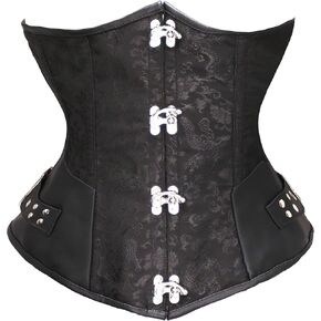 BSLINGERIE® Gothic Steampunk Heavy Duty Waist Cincher Underbust Corset
