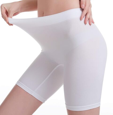 شورت MELERIO نسائي سهل الارتداء، سراويل داخلية مريحة للأولاد، سراويل قصيرة من الألياف اللدنة مضادة للاحتكاك للفستان الداخلي in Kuwait