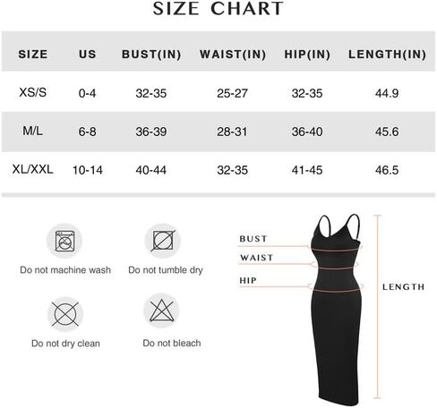 FeelinGirl Women's Bodycon Midi Dresses Built in Bra Shapewear Sundress Slip in Saudi Arabia