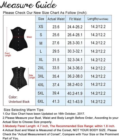 Charmian Women's 26 Steel Boned Cotton Long Torso Hourglass Body Shaper Corset in Kuwait