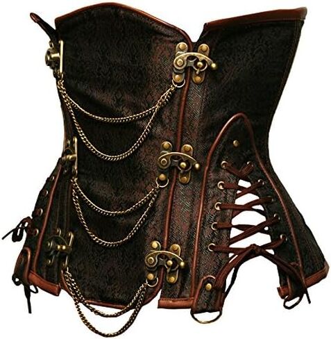 مشد الخصر عالي التحمل من BSLINGERIE® Gothic Steampunk in Kuwait