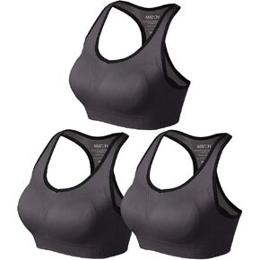 Match Racerback Sports Bras for Women – Padded Seamless Strappy Workout Tops for Yoga Gym Runing Fitness Sports Bras in Saudi Arabia