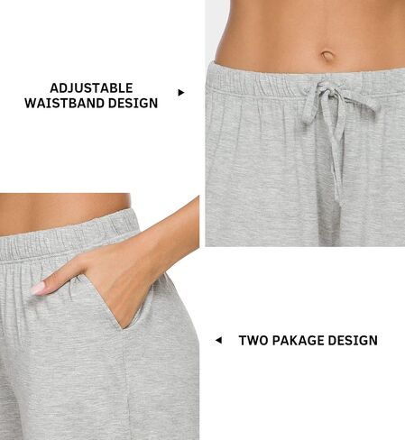 Pajama Shorts Womens Sleep Lounge Short Pj Bottoms Shorts 2 Pack in Kuwait