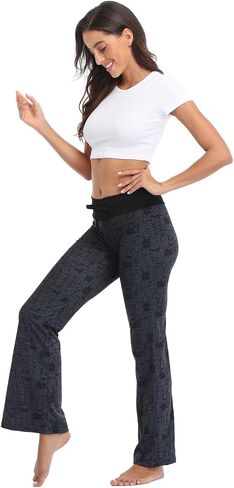 HDE Womens Pajama Pants Wide Leg Sleepwear Casual Loose Lounge Pant PJ Bottoms in Kuwait