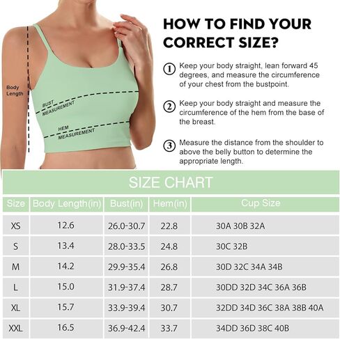 ECOPARTY Sports Bras for Women Quick-Dry Padded Wirefree Workout Crop Cute Tank Tops Camisole Yoga Fitness Running Gym in Kuwait