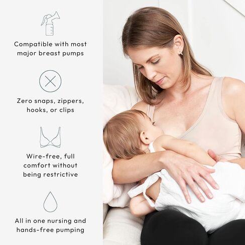 Larken X Relaxed Bra – All in One Nursing and Hands Free Pumping in Saudi Arabia