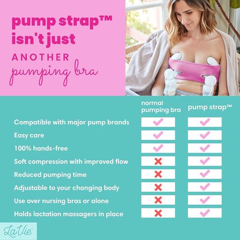 Pump Strap Hands-Free Pumping Bra, Breast Pump Bra for Breastfeeding Pumps for Women, Hands Free Pumping Bustier in Saudi Arabia