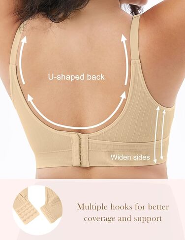 Pumping Bra Hands Free Seamless Comfort PatentedClasps Nursing and Pumping Bra in One Breast Pump Bra All Day Wear in Kuwait