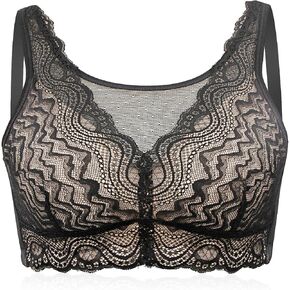 Polreta Mastectomy Bra with Pockets for Breast Prosthesis Women Everyday Bra