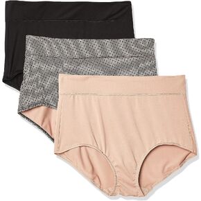 سراويل داخلية قصيرة للسيدات من Warner's Blissful Benefities No Muffin Top 3 قطع