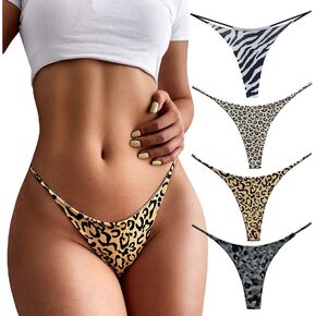 ملابس داخلية قطنية للنساء من Aogda ثونغ منخفضة الارتفاع للنساء على شكل حرف G