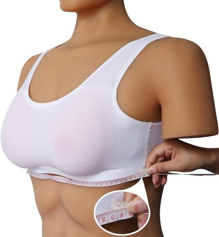 ZMASI 2 في 1 سيليكون إدراج الثدي أشكال Waterdrop وهمية الثدي استئصال الثدي حمالات الصدر الاصطناعية مجموعة in Kuwait