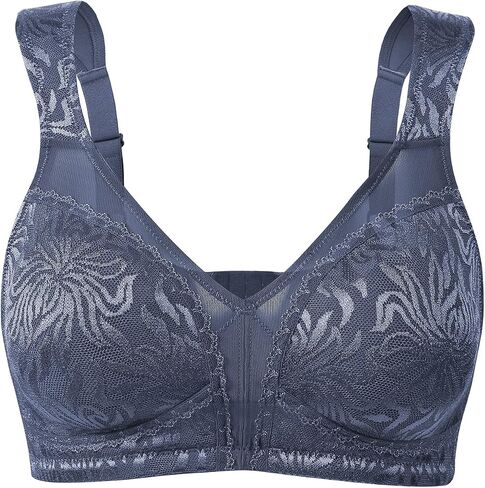 ZeroBound Women's Minimizer Bras Comfort Cushion Strap Wirefree Full Coverage Large Bust Non-Padded Bra in Kuwait