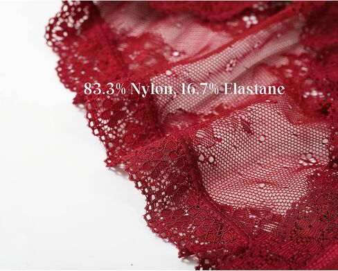 LEVAO Women Lace Underwear Sexy Breathable Hipster Panties Stretch Seamless Bikini Briefs Multipack in Saudi Arabia
