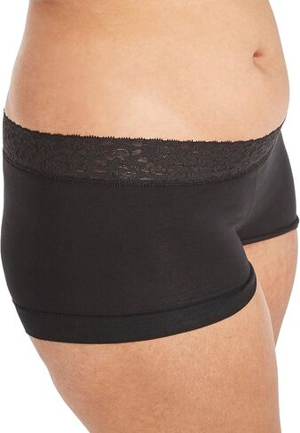 Maidenform womens Boyshort Underwear, Cotton Boyshort Panties for Women, Assorted Colors, 3-pack in Saudi Arabia