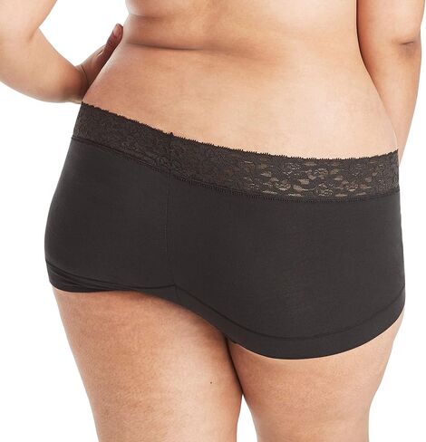 Maidenform womens Boyshort Underwear, Cotton Boyshort Panties for Women, Assorted Colors, 3-pack in Saudi Arabia