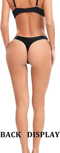 POKARLA Seamless Thongs for Women No Show Underwear Pack of 10 in Saudi Arabia