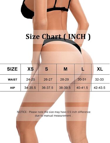 POKARLA Seamless Thongs for Women No Show Underwear Pack of 10 in Saudi Arabia