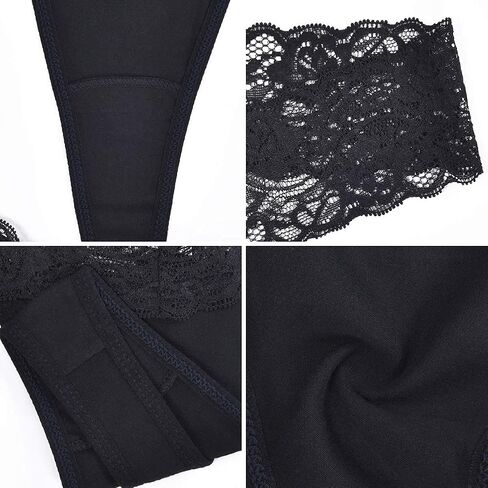 Sunm Boutique Lace Thongs for Women Thong Underwear Women Lace Panties Women Underwear Cotton Thongs for Women Pack in Kuwait