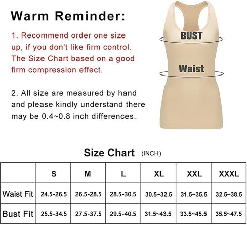 EUYZOU Women Tummy Control Shapewear Tank Tops - Seamless Compression Racerback Vest Body shaper Tank Top in Saudi Arabia