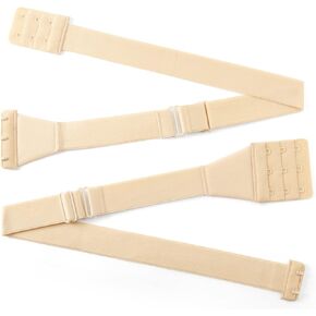 ZZV Low Back Bra Converter,2 Sides Adjustable Bra Strap Extender Converter, Backless Bra Strap Extenders with 2,3 Hooks in Saudi Arabia