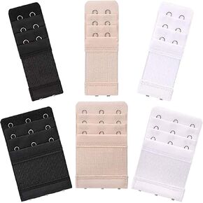 iminoo 6 Pcs Women's Bra extenders 2 Hooks/3 Hooks Bra Extension