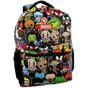 حقيبة ظهر مدرسية Marvel Kawaii Avengers للأولاد والبنات مقاس 16 بوصة (مقاس واحد، أسود/متعدد) in Saudi Arabia