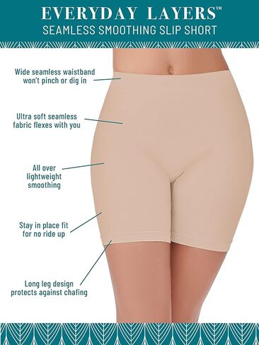 Vanity Fair Women's All Over Smoothing Shapewear for Tummy Control: Tops, Bottoms, Body Suits in Kuwait