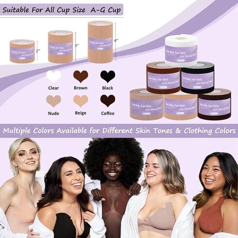 UbodyOasis Boob Tape Set - Boobytape for Breast Lift and Nipple Covers for Women in Saudi Arabia