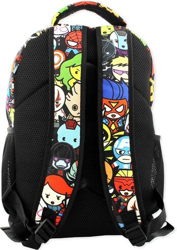 Marvel Kawaii Avengers Boys Girls 16" School Backpack (One Size, Black/Multi) in Saudi Arabia