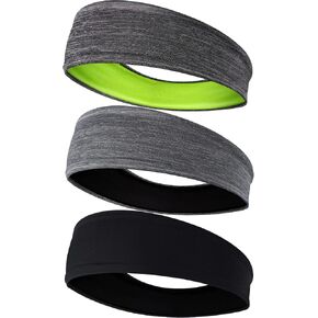 EasYoung Men's Headbands, Sweat Wicking Men's Headbands, Mens Sport Headbands for Running or Fitness, Non-Slip, Breathable